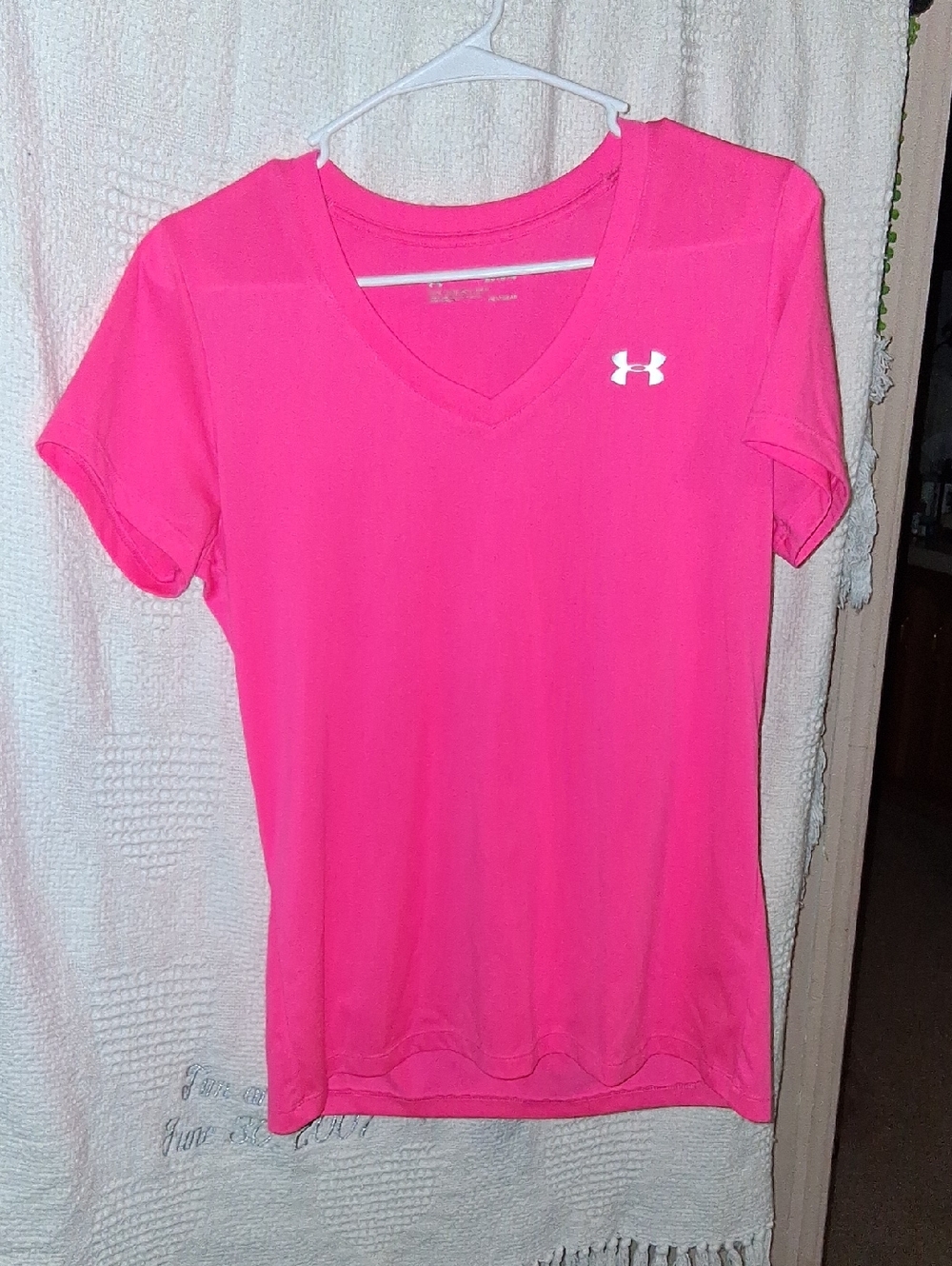 Hot Pink Under Armour Vneck Tshirt